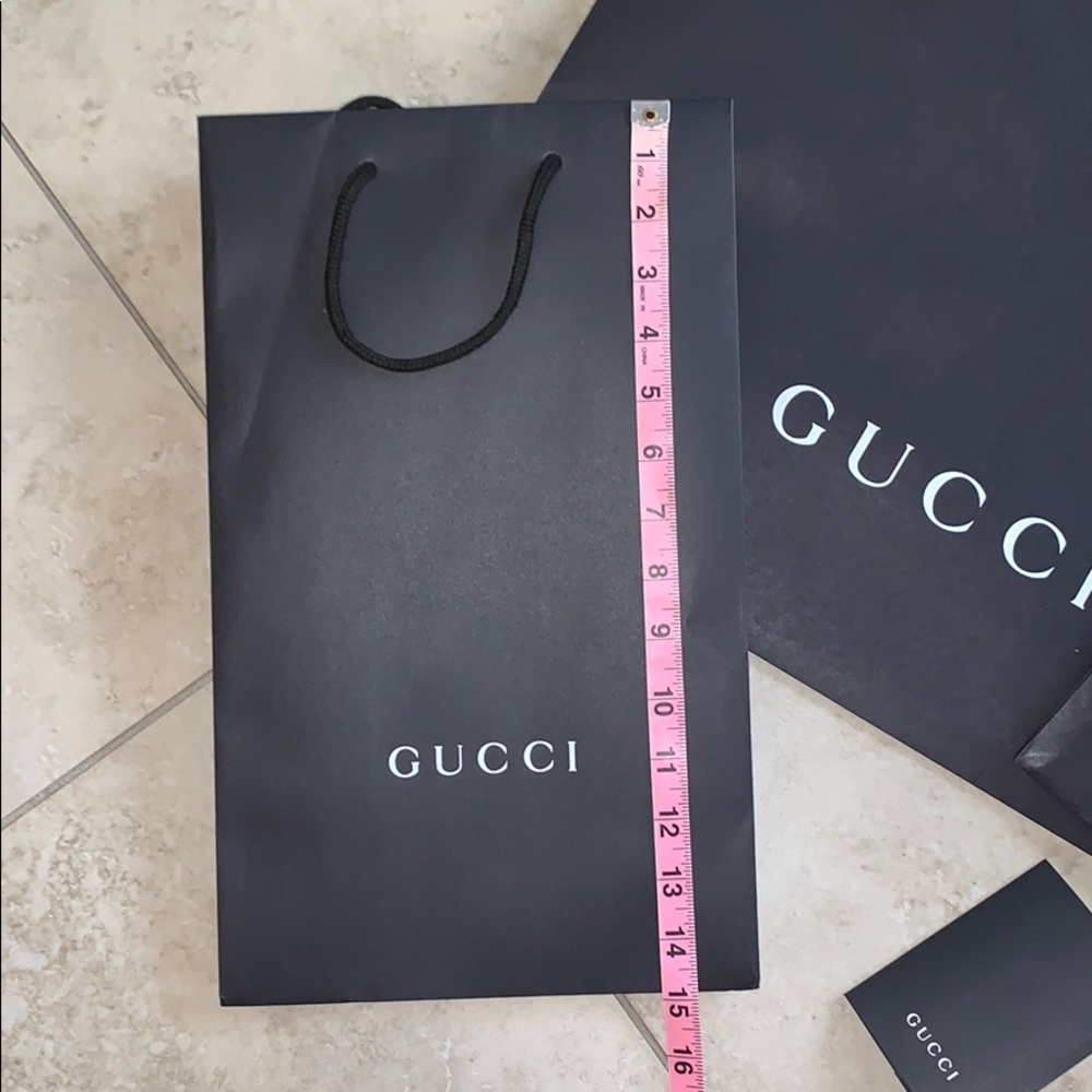 Gucci Paper Bags And Receipt Holder Gem